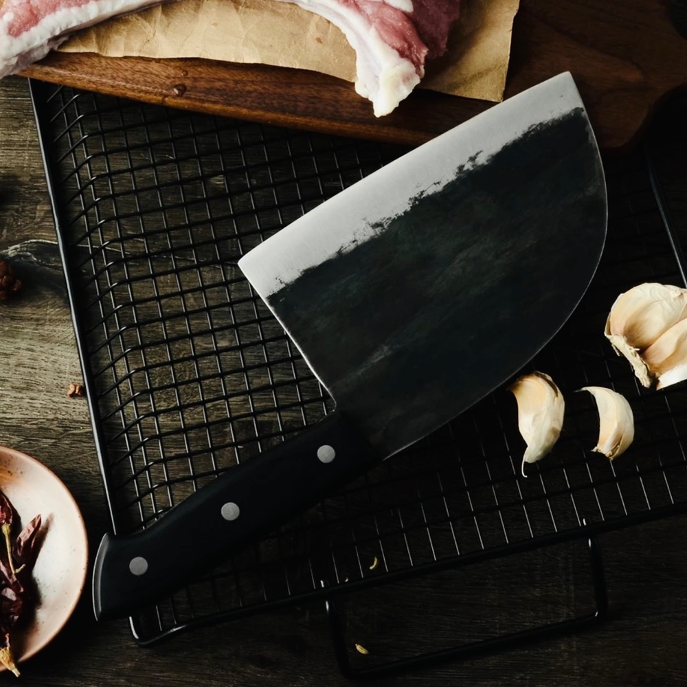Chefs Knife Kitchen Butcher Handmade Clever Forged - Picture 5 of 16